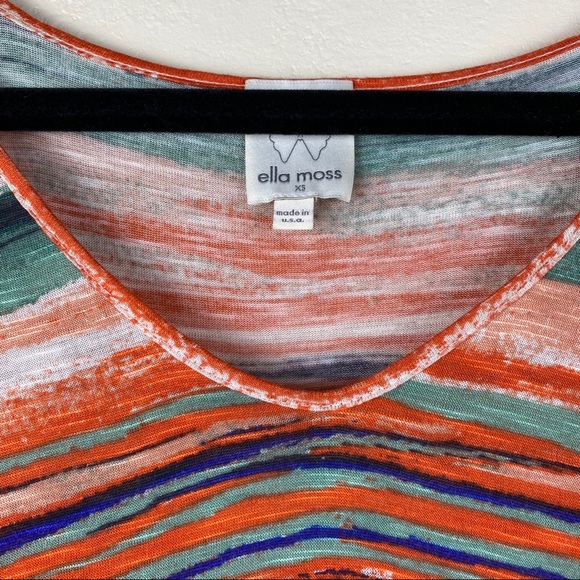 ELLA MOSS Printed Caftan Top Size XS - Picture 4 of 9